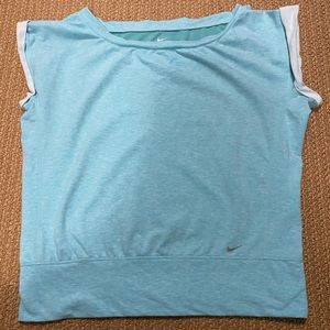 Nike Heathered Cap Sleeve Sweatshirt medium